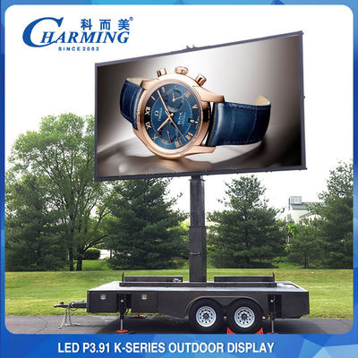 P3.91 K-Reihe LED-Außenschirm Ultra-Weitblick Winkel Lampengläser Design LED-Anzeige