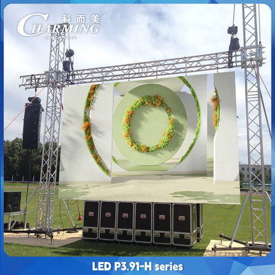 P3.91 P2.98 Novastar 4K Wasserdichte LED Wandbildschirm Miete 500*500mm