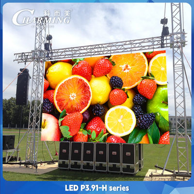 3840Hz Vollfarbe P3.91 Praktische LED-Anzeige für Bühnenhintergrund
