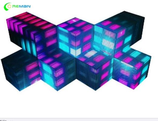 Der DJ-Stand-LED Nachtklub-Stangen-Stützdreieck-Hexagon Bildschirm-farbenreiches Fassaden-P5