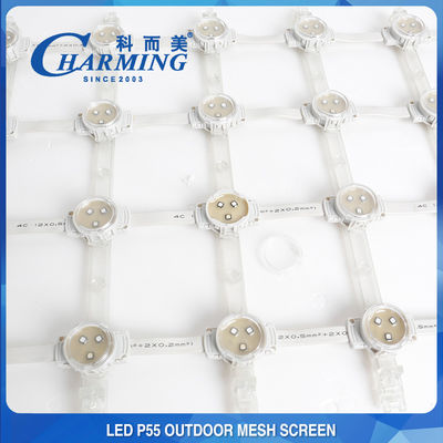 SMD3535 Windproof Net LED-Panel, programmierbares Multiscene-LED-Mesh