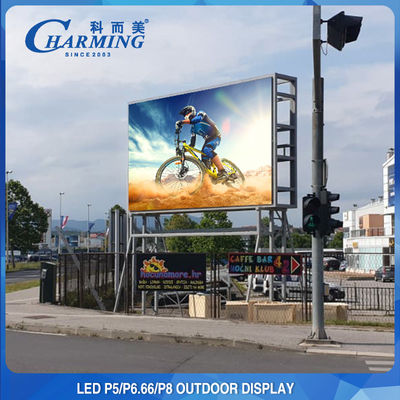 960 x 960 mm Outdoor-LED-Videowand-Bildschirmanzeige 3840 Hz Pixel Mark P5 mm