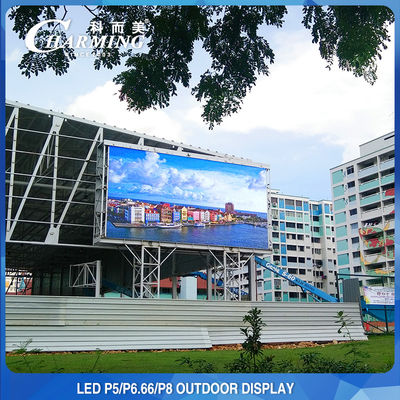Charmante Werbung LED-Videowand für den Außenbereich 192x192 Ultradünn