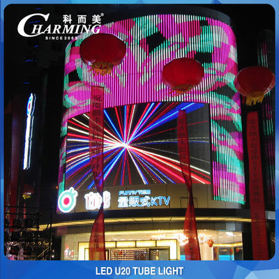 Wasserdichte Leuchtröhre im Freien farbenreicher RGB 1000CD/M3 der Fassaden-LED