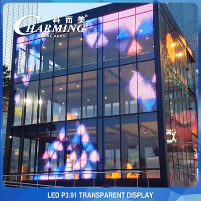 Wasserdichtes durchsichtiges transparentes Videowand-Display 3840 Hz Praktisch