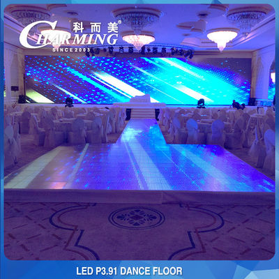 Farbenreiche LED Dance Floor 65536 Dot/m2 magnetisches 3D für Nachtklub