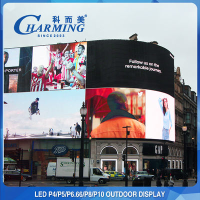 6000CD/M2 LED Videowand-Anzeige des Werbungs-Schirm-P4 P5 P8 LED im Freien