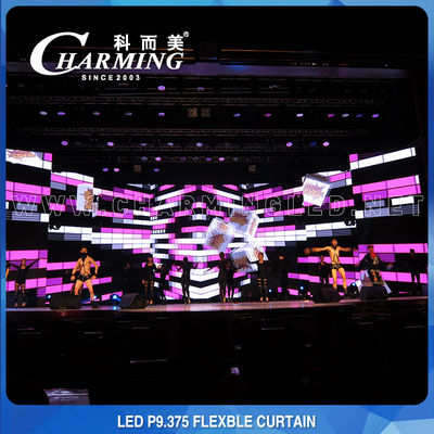 Kein Flimmern IP65 LED Flexibles Display 900 x 300 mm für Gebäudewerbung