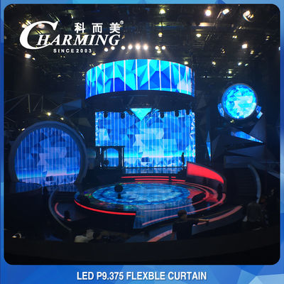 Ultraleichtes 135W flexibles LED-Bildschirmpanel, wasserdichte Flex-LED-Videowand
