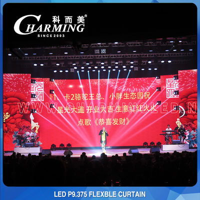 3840 Hz großer flexibler LED-Bildschirm, wasserdicht, Multiszene