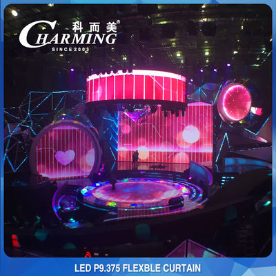 UV-beständige flexible LED-Videowand 3840Hz 16 Bit Praktisch