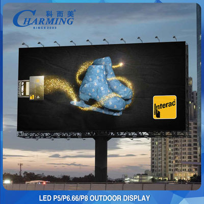 1200W P5 P8 LED-Videowand im Freien wasserdicht für die Werbung
