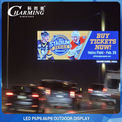 Praktischer P8 LED-Videowand-Plakatwand für den Außenbereich 120x120