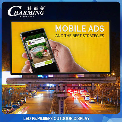 AC 110/220V Außen-LED-Videowandbildschirm 8K Aluminiumlegierung