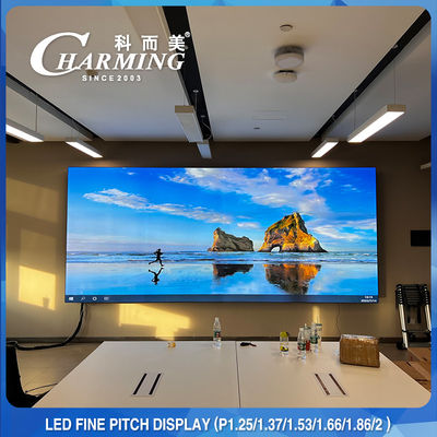 Wandhalterung IP42 LED-Bildschirm für Konferenzräume, Pixelmark 1,86 mm LED-Wand HD
