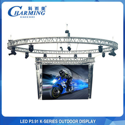 Dauerhafte Miet-LED-Anzeige, Videobildschirm der wand-P3.91 für Hintergrund