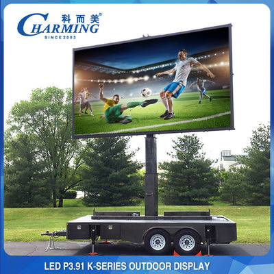 Dauerhafte Miet-LED-Anzeige, Videobildschirm der wand-P3.91 für Hintergrund