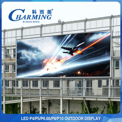 Magnesium-wasserdichte geführte Anzeige im Freien, P5 P8, das LED-Videowand-Schirm annonciert