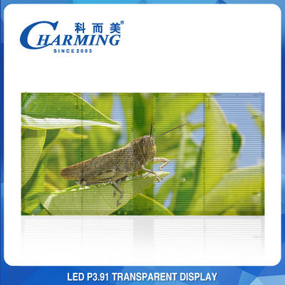 1920Hz Transparent LED Bildschirm P3.91 LED Video Bildschirm Wandbildschirm für Einkaufszentren