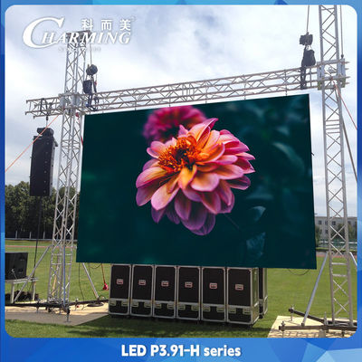 P3.91 Werbung Außen LED-Videowandbildschirm 3840Hz 1/16 Scan