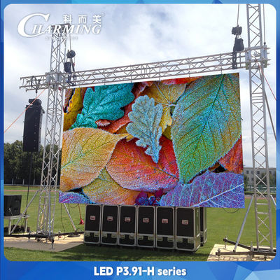 500x500mm Große Miet LED-Display-Bildschirm Außen P3.91 Wasserdichte LED-Videowand
