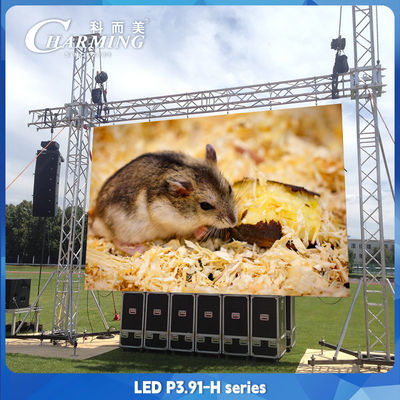 4500CD/m2 P3.91 Miet-LED-Display 500*1000mm IP65 Digital