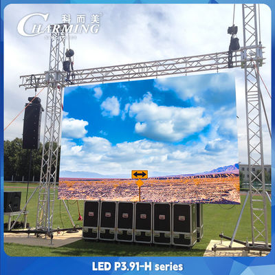 4500CD/m2 P3.91 Miet-LED-Display 500*1000mm IP65 Digital