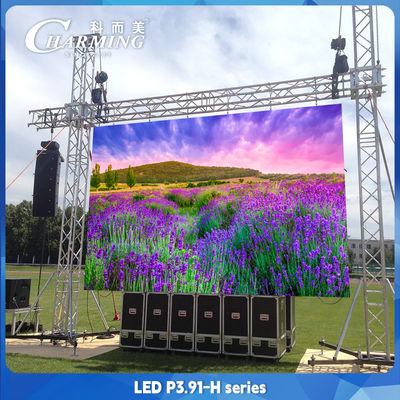 4500CD/m2 P3.91 Miet-LED-Display 500*1000mm IP65 Digital