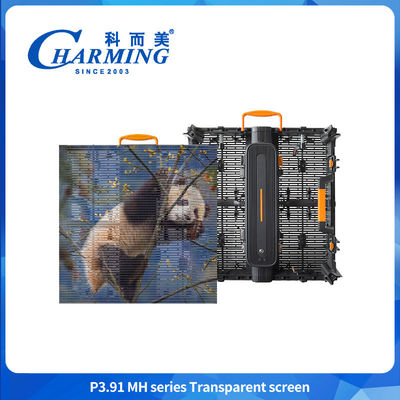 Bildschirm Transparent Film Glaswand für Werbung Video Flexible Fensterplatte Hochdigital 3D P3.91 Led Innenraum