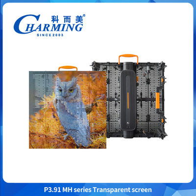 Bildschirm Transparent Film Glaswand für Werbung Video Flexible Fensterplatte Hochdigital 3D P3.91 Led Innenraum
