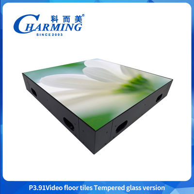 P3.91 Tanzboden Led-Display-Bildschirme Bühnenbildschirm Video-Tanzbodenfliesen