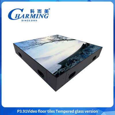 Professionelle China Indoor SMD1921 Wasserdicht 3D Glas Spiegel LED-Display Tanzboden Digital Signage LED Video Fußbodenfliesen für Veranstaltungen