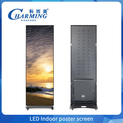 Bewegliche P1.86-P2.5 Innenraum-Digitale Werbung Led Poster Display Led Video Wand