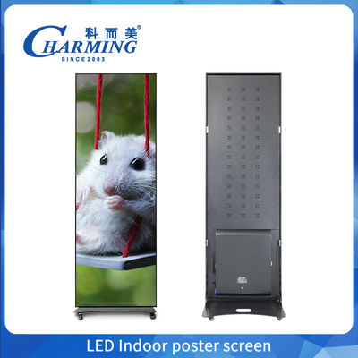Bewegliche P1.86-P2.5 Innenraum-Digitale Werbung Led Poster Display Led Video Wand