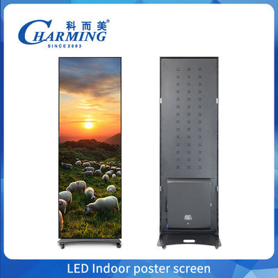 Vollfarbige P2.5 P1.86 P2 Indoor Led Poster Anzeige Bildschirm WLAN USB Boden stehend Led Werbung Digital Poster Anzeige