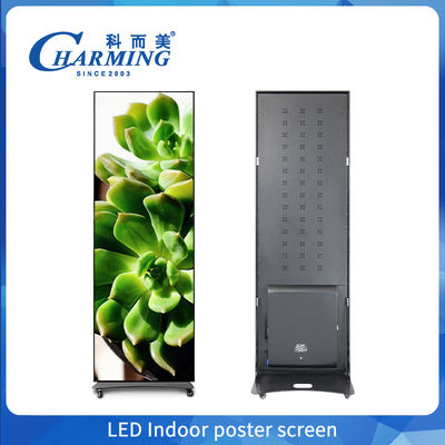 Vollfarbige P2.5 P1.86 P2 Indoor Led Poster Anzeige Bildschirm WLAN USB Boden stehend Led Werbung Digital Poster Anzeige