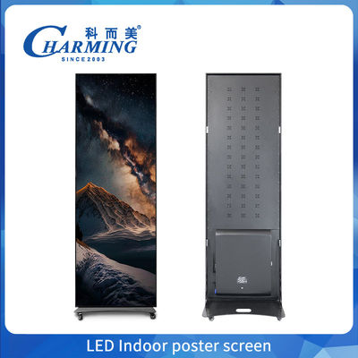 Innenräumliches LED-Willkommenslicht Menübrett 640mm*1920mm Rechteck-Beleuchtungskiste mit Aluminiumrahmen Acryl und Glasmaterialien