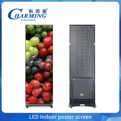 Portable Digital Poster Smart TV Werbung Innenraum Poster Bildschirm 1,86 mm hohe Auflösung