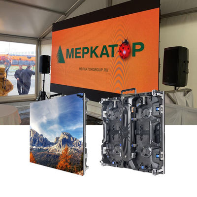 Hochrefreshrate, lebendige Farben P2.976 LED OutdoorScreen für Basketballplatz, Restaurant, Ausstellung