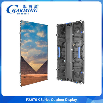 Hohe Auffrischung P2.6 Indoor Rental Led Screen 7680hz LedWall Display 500*500mm Fast Food Indoor Led