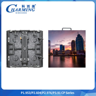 600~800 CD/m2 Helligkeit gekrümmt P1.9 P2.6 P2.98 P3.91 Video Led Display Wand Innenraum Smd Led Mietbildschirm