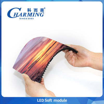 Flexible LED-Display Bildschirm Weiches LED-Modul Gekrümmte LED-Werbeanzeige für Innenräume P1.86 P2 P2.5 P3