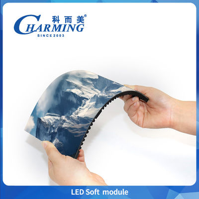 P3 P3.076 P4 Indoor Led Soft Module Niedrige Leistung Niedrige Wärme Festanlage für Wellenbildschirm und Bandbildschirm