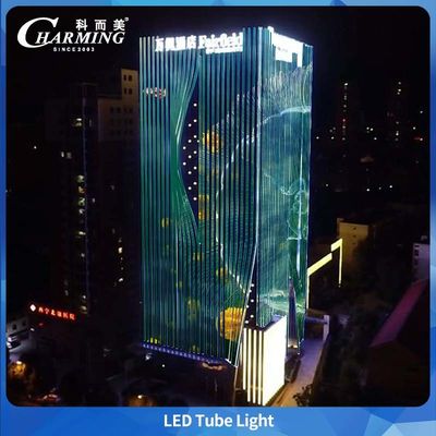 PC-Abdeckung SMD5050 IP65 LED-Röhrenlicht für Außenwerbung an großen Gebäuden