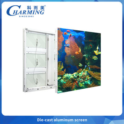 3d Externe Billboard P6 Doppelspannungs-Stromversorgung Led-Bildschirm 3m X 2m Elektrowerbebildschirm