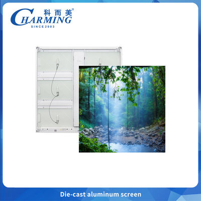 Ultradünner externer 3D-14-Bit-Panel-P6-LED-Bildschirm für Außenwerbung auf Gebäuden