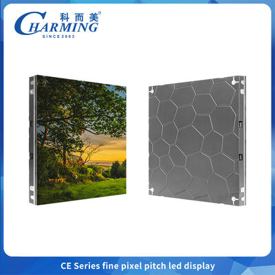 Kleine Innenbereichs-LED-Bildschirm mit leichten Aluminium-Glasschrank und Ultra HD-Display für die Frontwartung