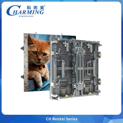 Vollfarbige IP65-Qualifizierung Außenbühnen Veranstaltungen LED-Display 500x500mm P3.91 Außenwerbung Videowand Vermietung