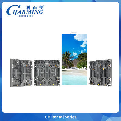 IP65 Outdoor LED-Bildschirmgehäuse 500x500mm 15m Hubhöhe Frontwartung für Mietbühnen