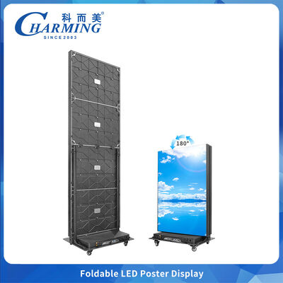 SMD2020 LED-Poster-Display P2.5 faltbar für Innenbereich, 180° Blickwinkel, Originalhersteller